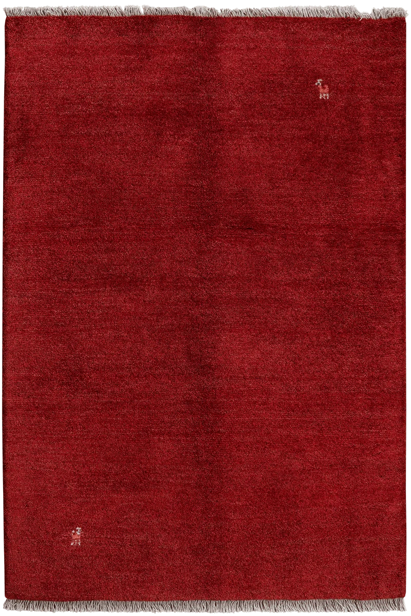 Gabbeh · Handgeknüpft – Rot, 148x101 cm