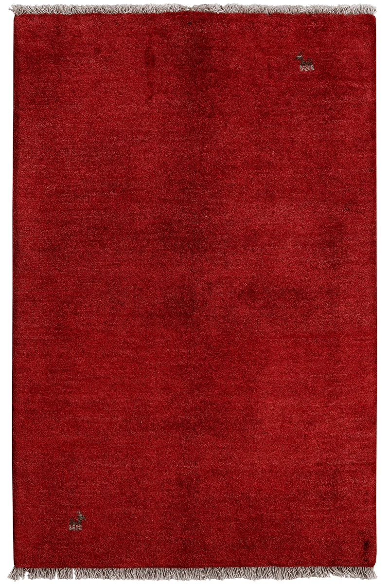 Gabbeh · Handgeknüpft – Rot, 149x97 cm