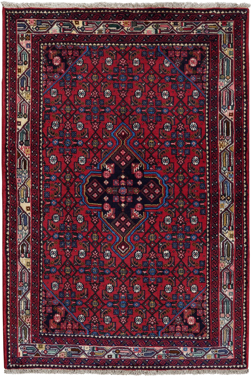 Assadabad · Handgeknüpft – Rot, 163x113 cm