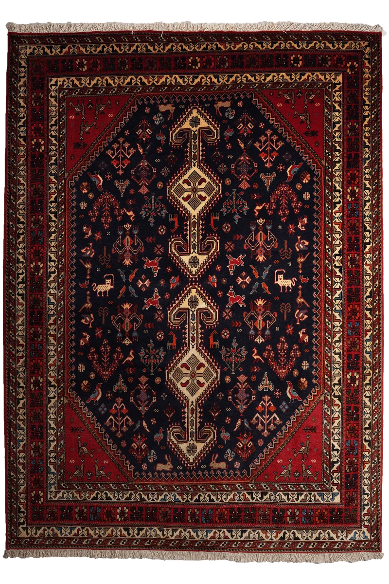 Nasrabad · Handgeknüpft – Blau, 236x172 cm