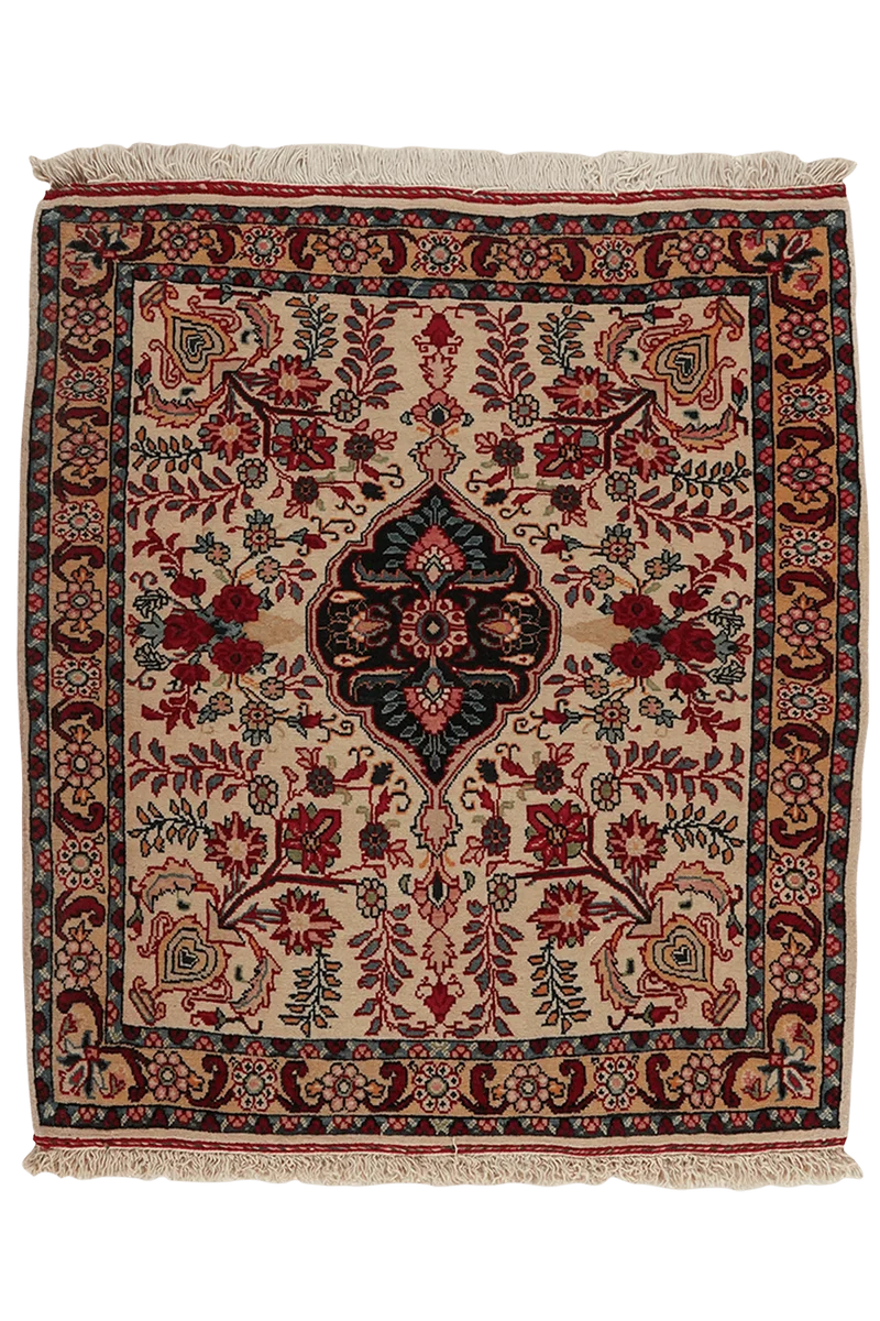 Bidjar · Handgeknüpft – Braun, 82x75 cm