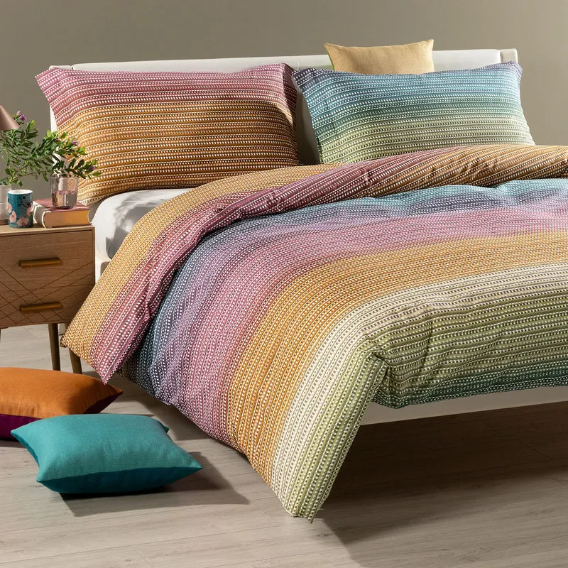 Copripiumino con federe iride Casa Color in Cotone