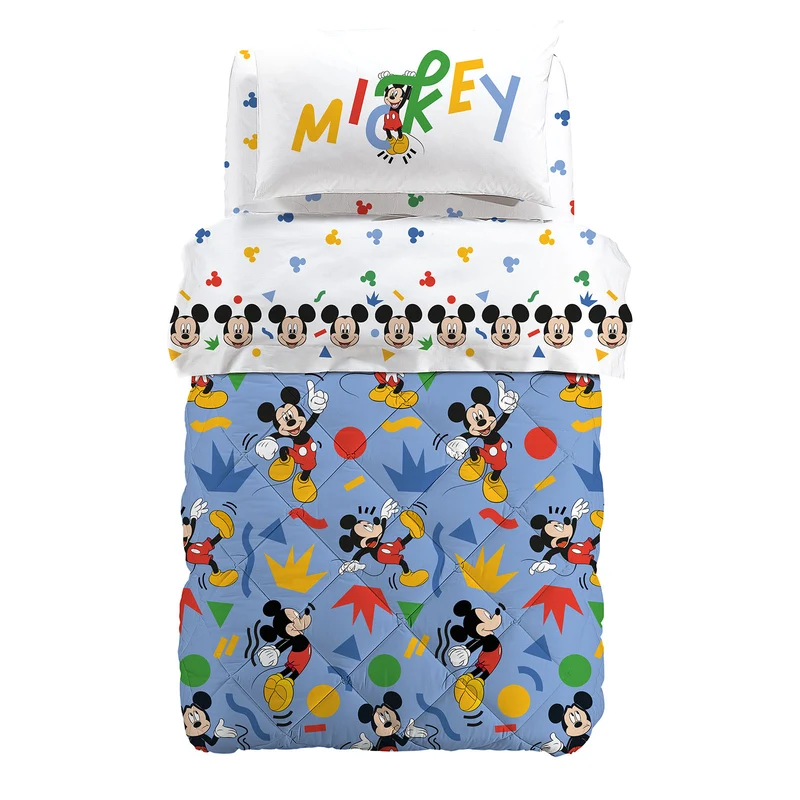 Trapunta mickey colors in Cotone 300 gr/mq