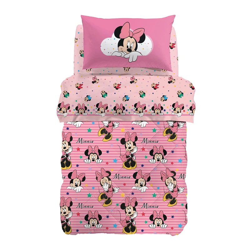 Trapunta minnie rainbow in Cotone 300 gr/mq