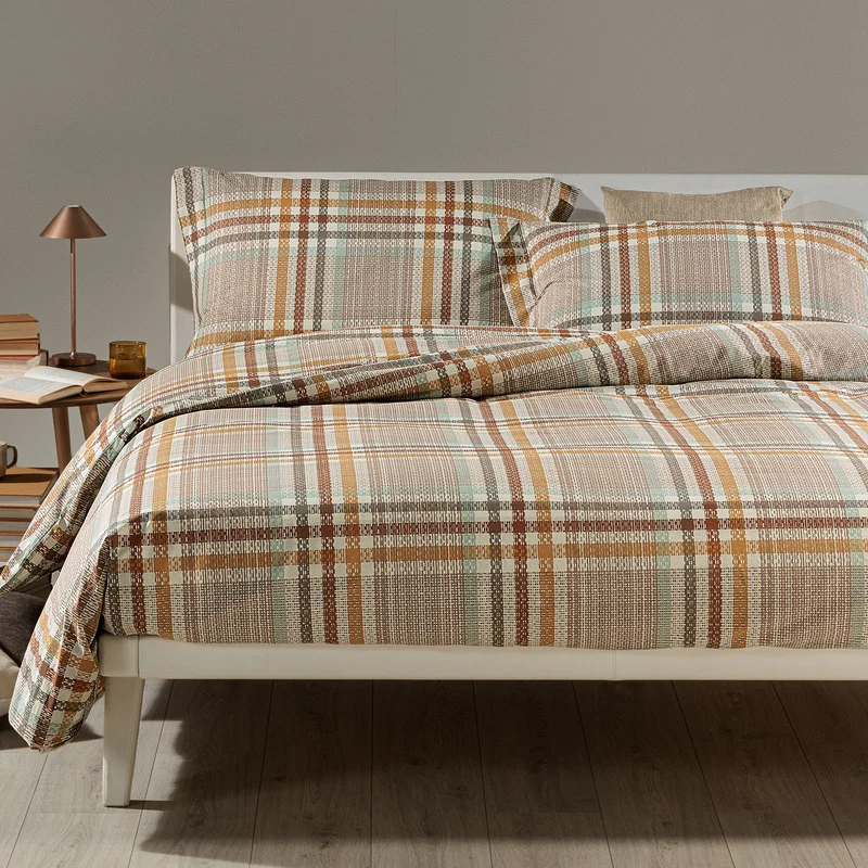 Completo Copripiumino nordica Casa Color in Cotone