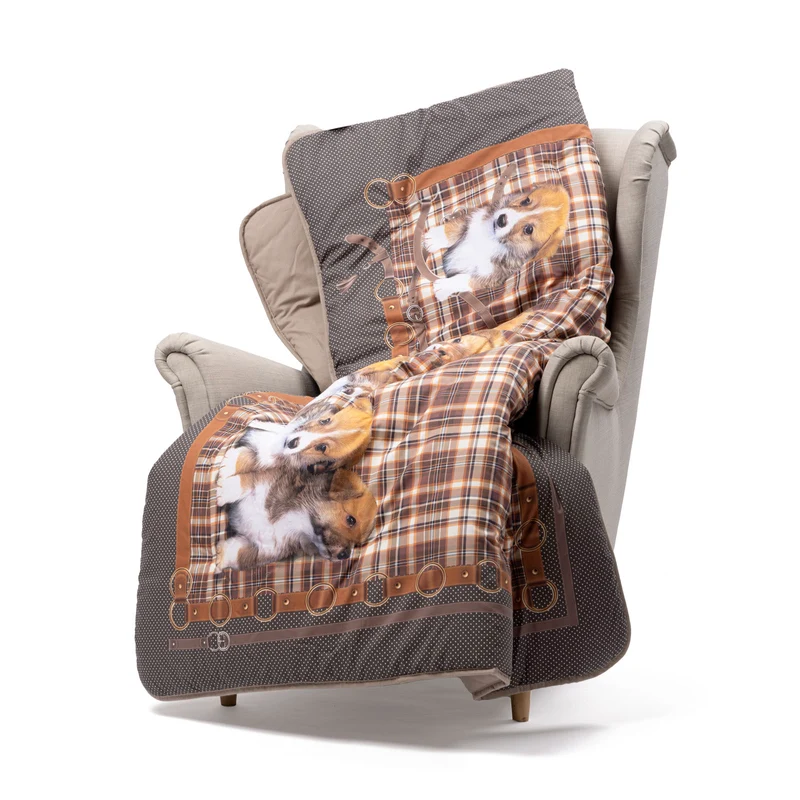 Plaid Scaldotto cuccioli in Cotone 250 gr/mq