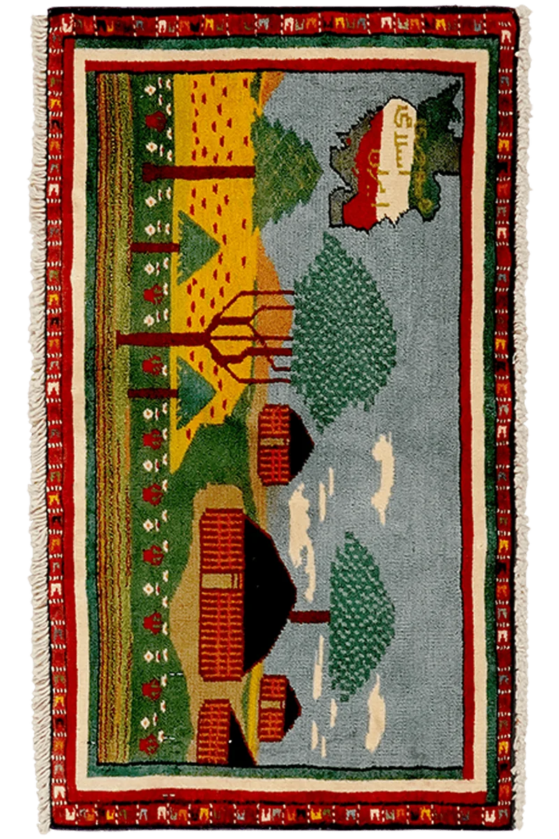 Belutch · Handgeknüpft – Bunt, 38x68 cm