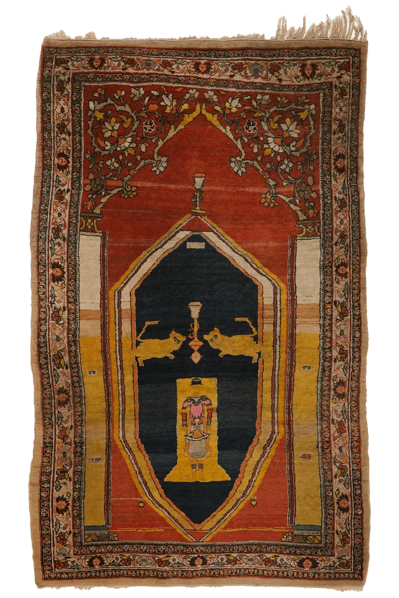 Tabriz Antique · Handgeknüpft – Rot, 135x80 cm