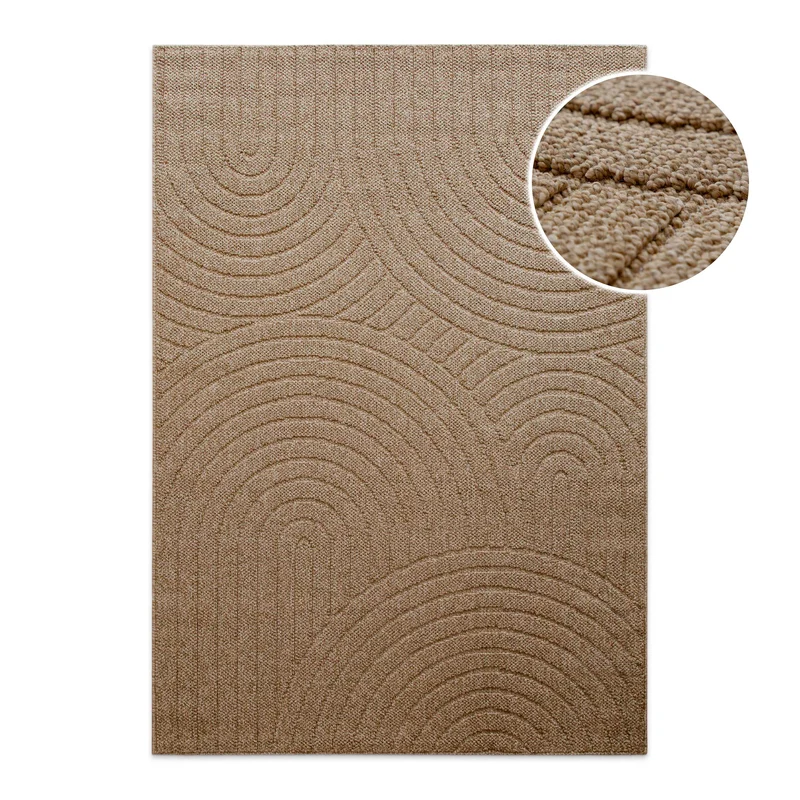 In- & Outdoor Teppich Natur "Monoq" WECONhome