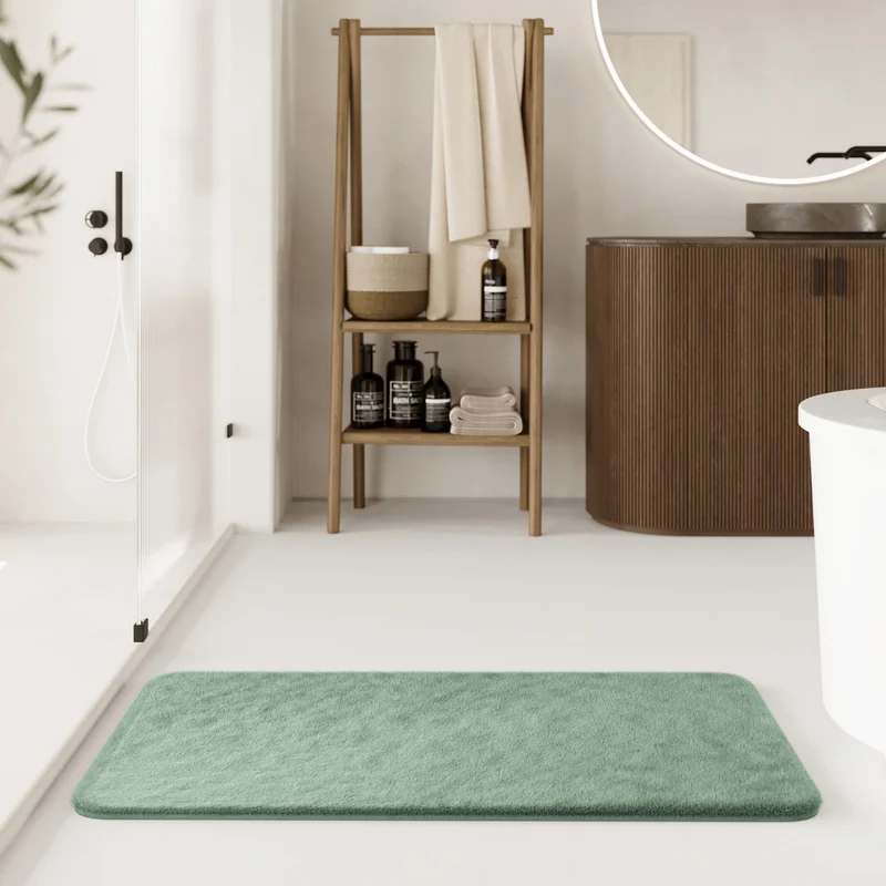Badteppich Salbei Grün "Emil" WECONhome Basics