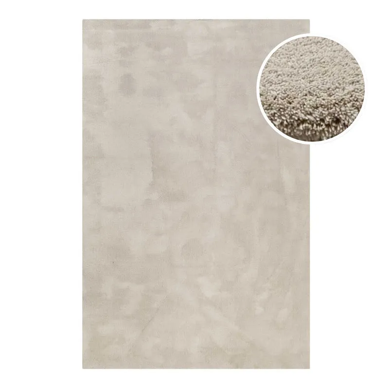 Teppich Beige Hochflor "Vanessa" WECONhome Basics
