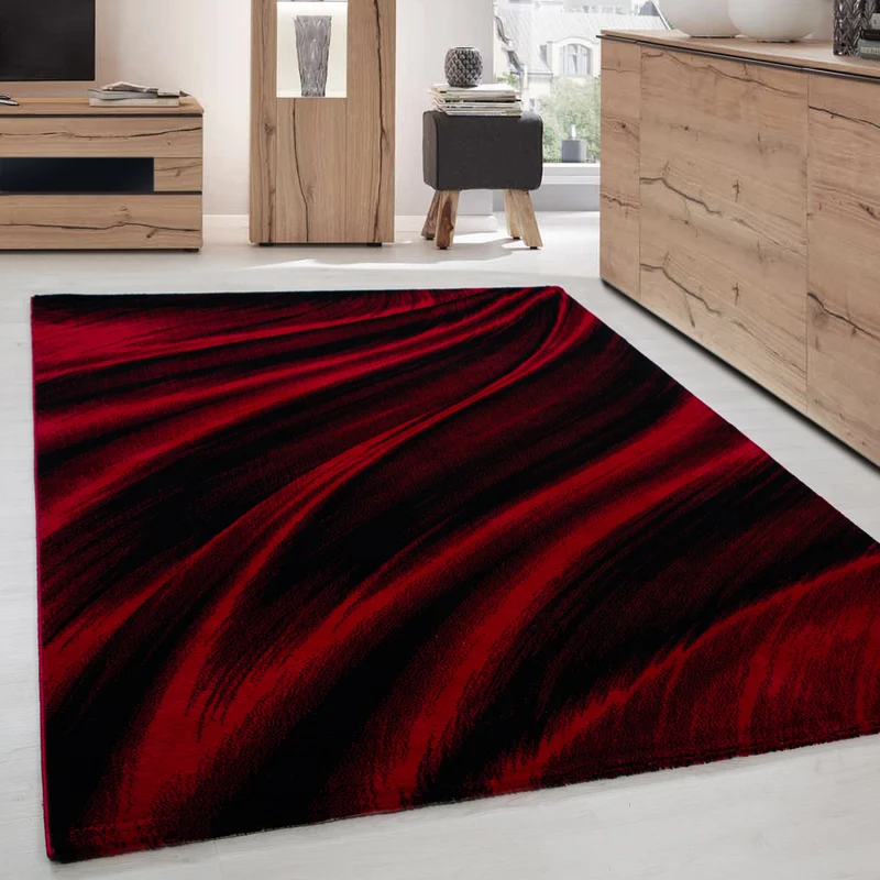 Carpettex Kurzflor Teppich Modernes Muster Pflegeleicht