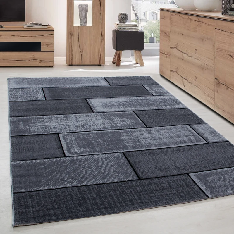 Carpettex Kurzflor Teppich Einfarbig Modern Pflegeleicht Weich