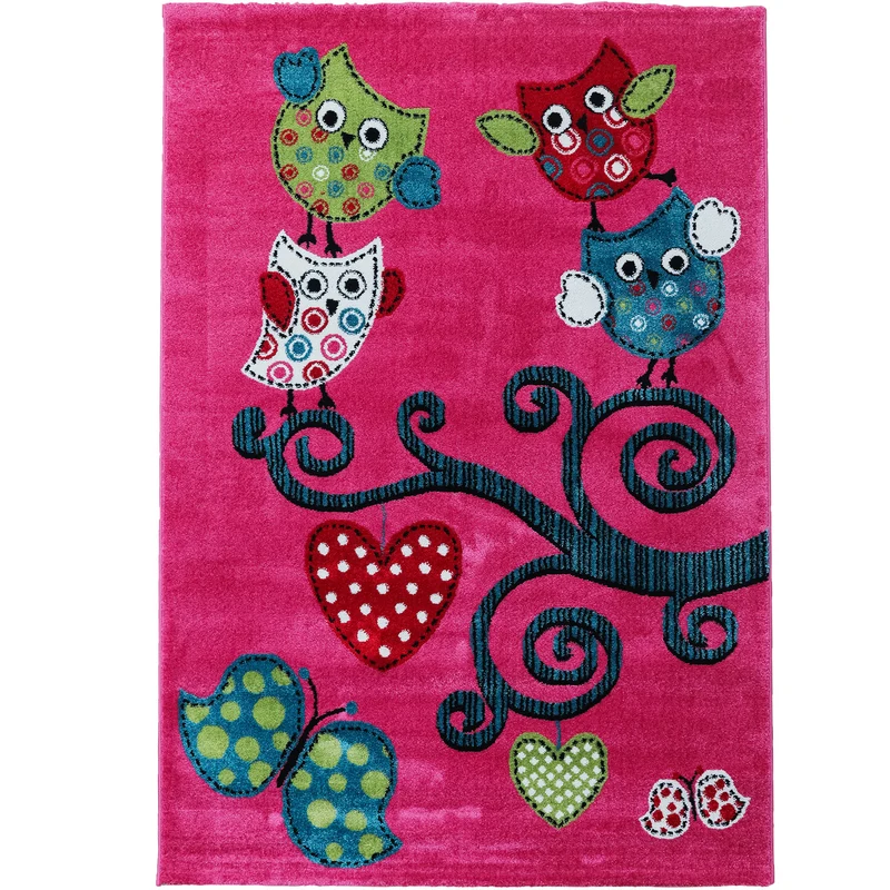 Carpettex Kinderteppich Waschbar Weich Antiallergen Spielteppich