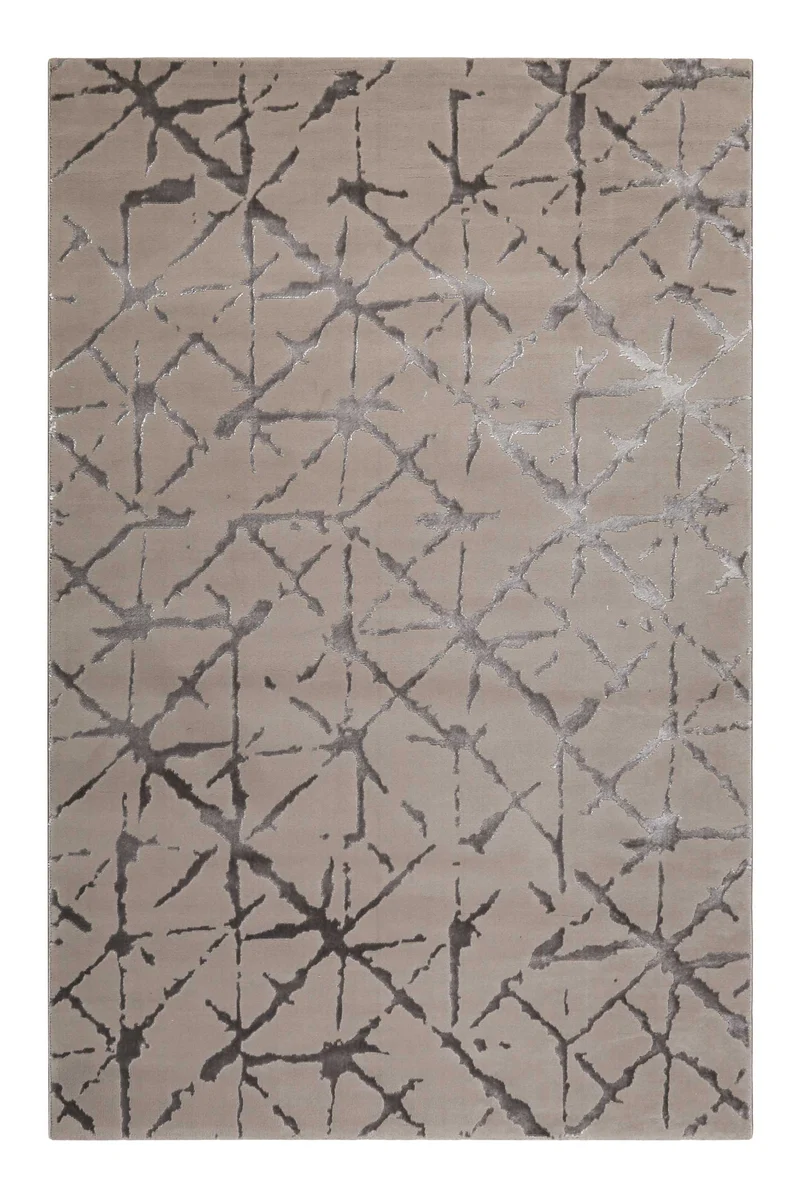 Esprit Teppich Taupe Grau Kurzflor "Solveig"