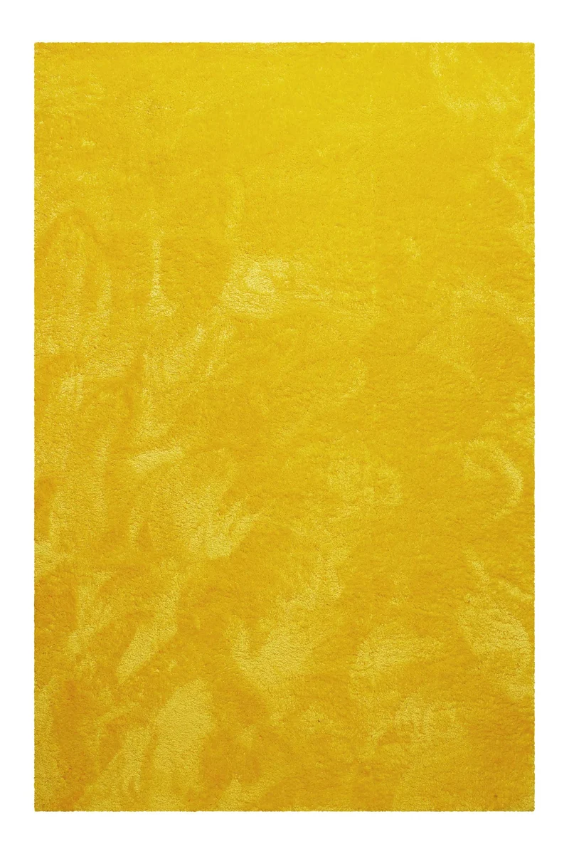 Teppich Gelb Hochflor B-Ware "Lola" Homie Living