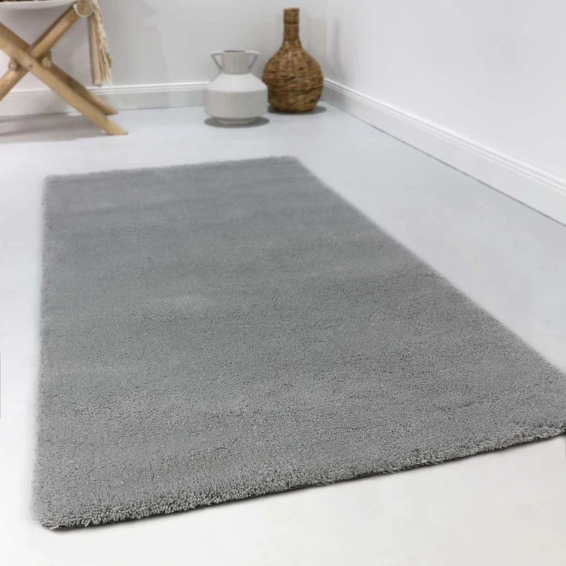 Esprit Wollteppich Hellgrau Hochflor "Greenwood Rug"
