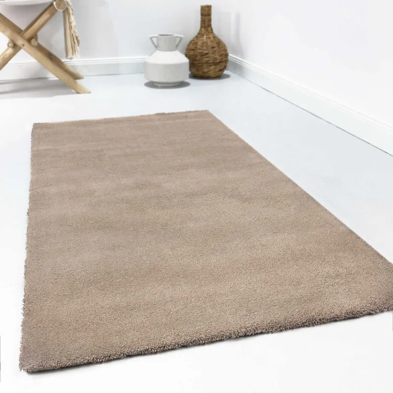 Esprit Wollteppich Sand Beige Hochflor "Greenwood Rug"