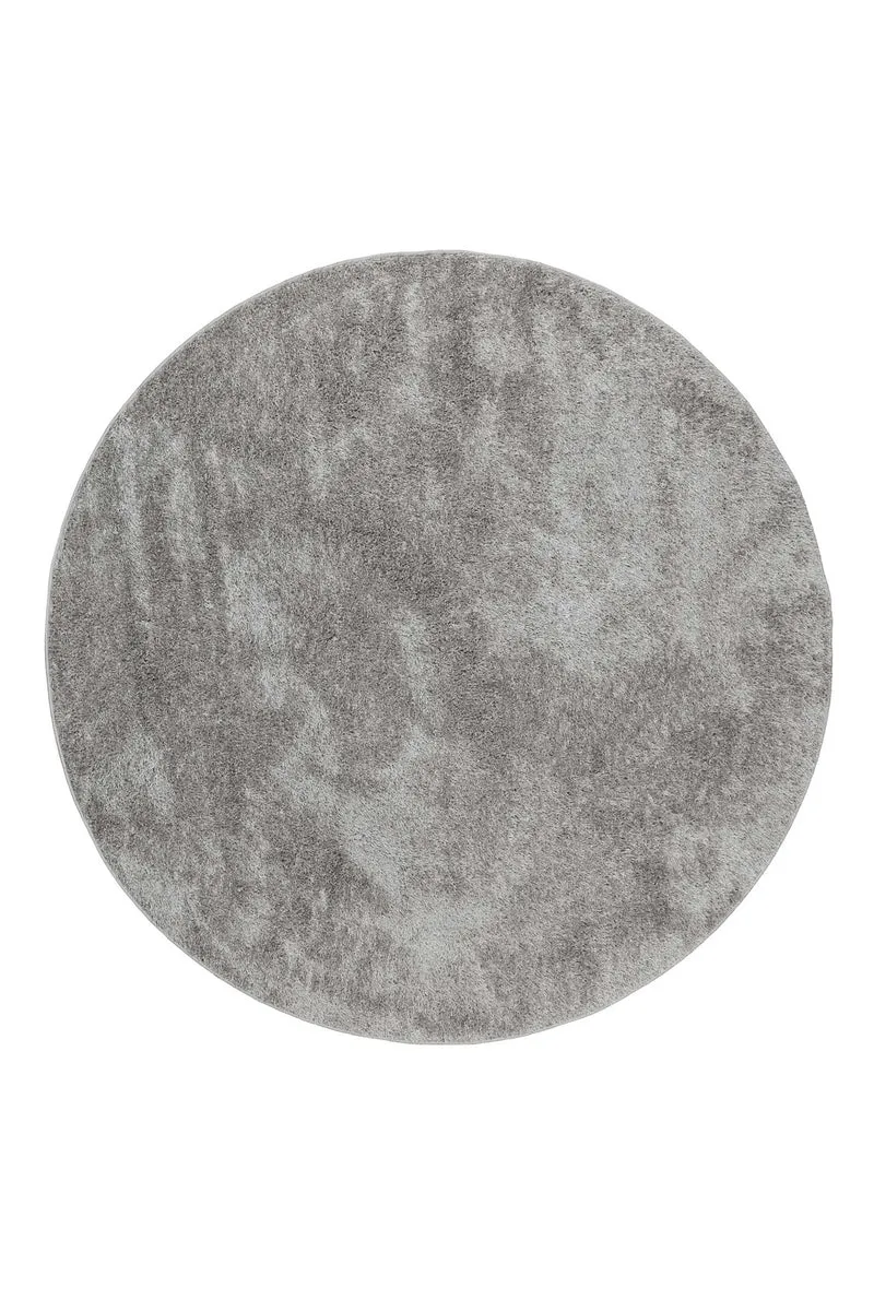 Esprit Teppich Rund Hellgrau Hochflor "#Swagger Shag"