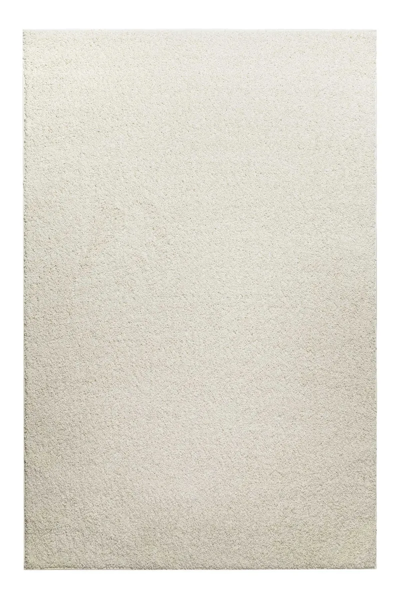 Teppich Creme Weiß Hochflor "Gino" Homie Living