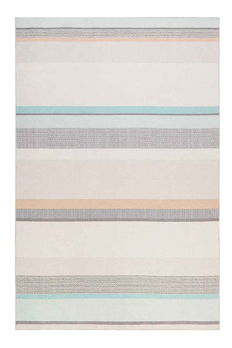 Esprit Teppich Beige Pfirsich Türkis "Ben"