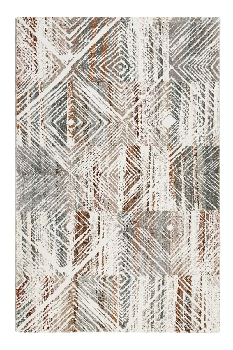 Esprit Teppich Creme Beige Bunt Kurzflor "Cuba"