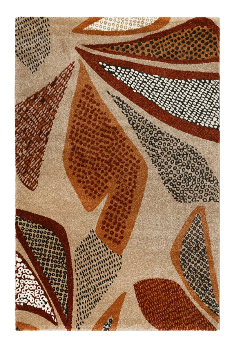 Esprit Teppich Sand Braun Terra Kurzflor "Hazel"