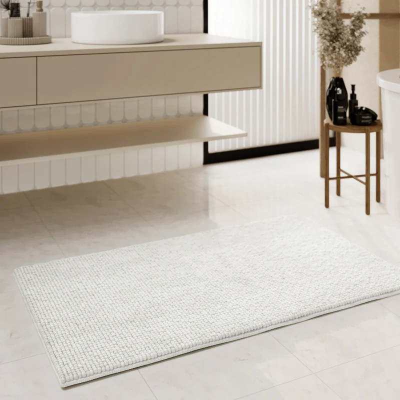 Badteppich Weiß "Balu" WECONhome Basics