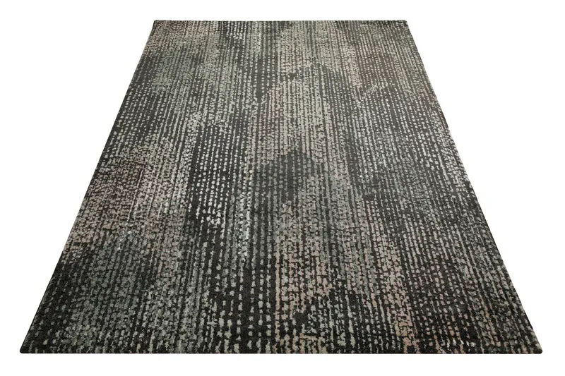 160x230 cm Teppich Wohnzimmer Anthrazit