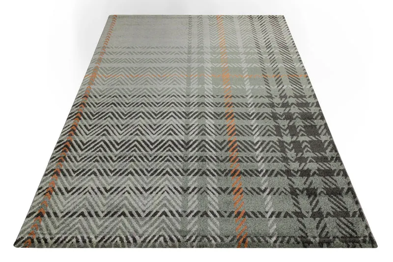 160x230 cm Teppich Wohnzimmer Graugrün