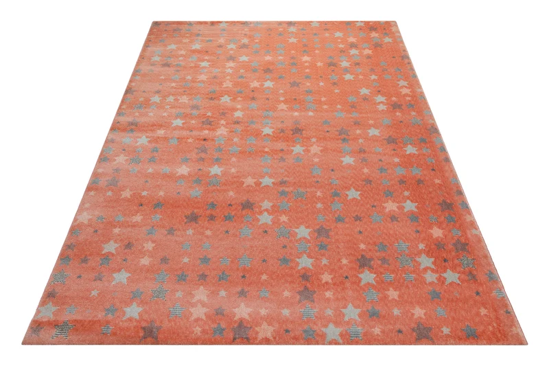 160x230 cm Teppich Wohnzimmer Orange