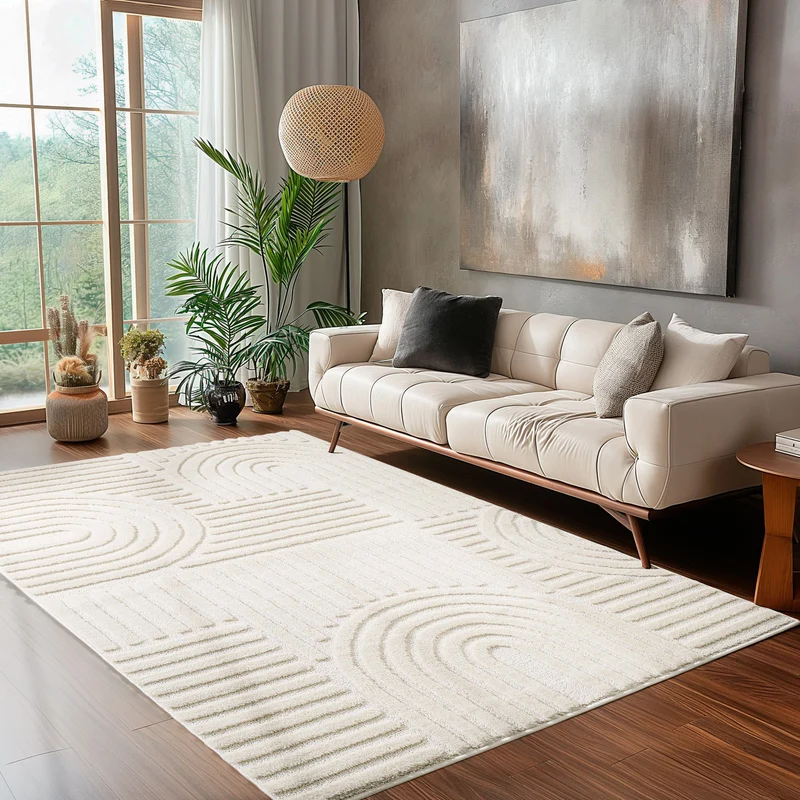 Carpettex Hochflor Teppich Shaggy Weich Skandi Boho