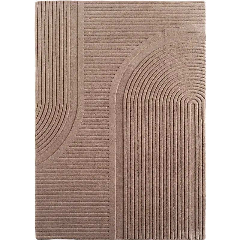 Carpettex Boho Kurzflor Teppich 3D Effekt Waschbar Skandi Weich