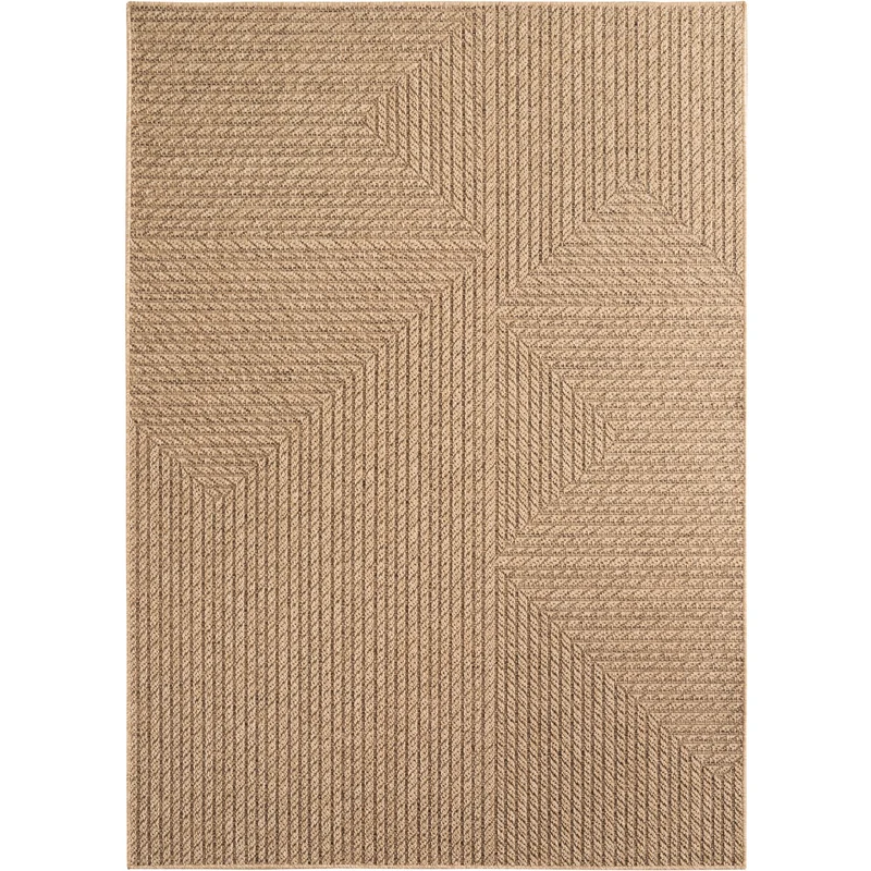 Carpettex Outdoor Teppich Skandi Wetterfest Waschbar Natur Optik