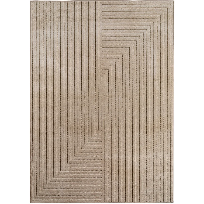 Carpettex Kurzflor Teppich 3D Hoch-Tief Skandi Boho Indoor Outdoor
