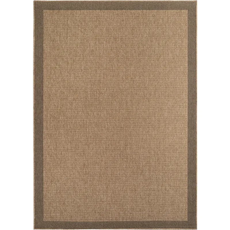 Carpettex Outdoor Teppich Bordüre Wetterfest Waschbar Natur Optik