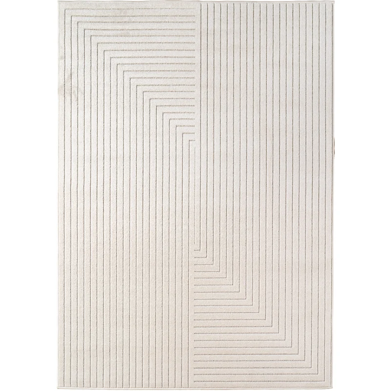 Carpettex Kurzflor Teppich 3D Hoch-Tief Skandi Boho Indoor Outdoor