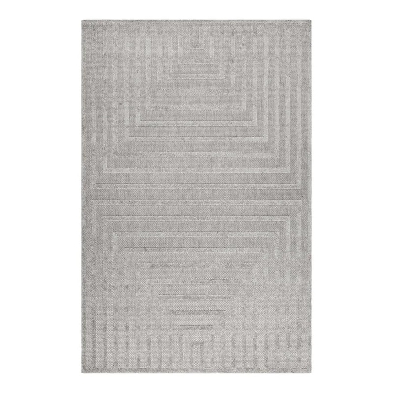 Esprit Teppich In- und Outdoor Grau Silber "Carolina"