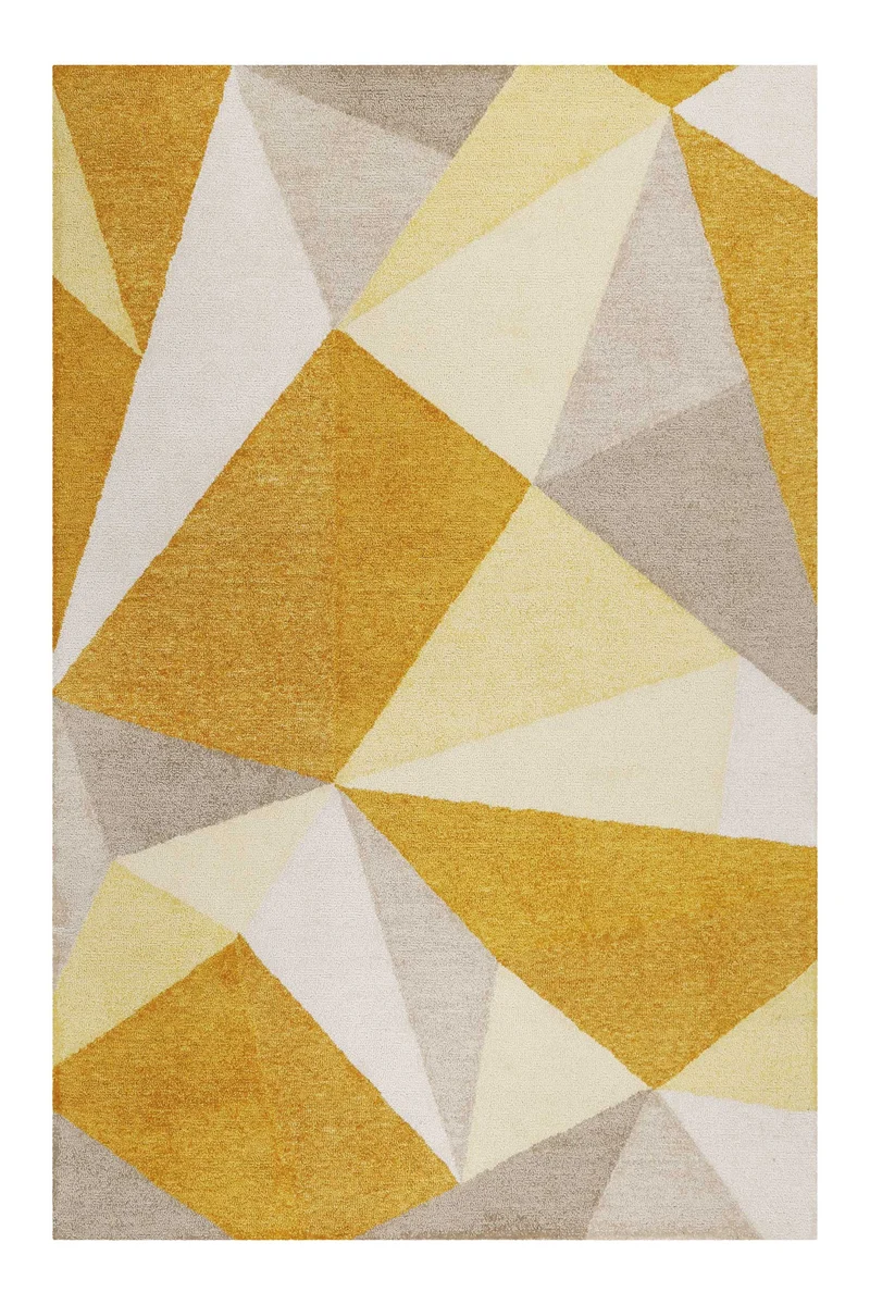 Teppich Gelb Gold Kurzflor "Next Time 2.0" WECONhome